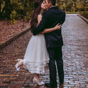 Midi Length Tulle Dress/Gown